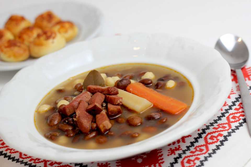 Фасолевый суп из консервированной красной фасоли без мяса рецепт